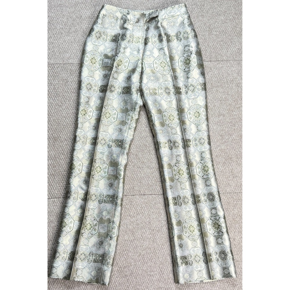 Alexander Mcqueen Vtg Women's Fodera Lined Silk Blend Pants Size 38